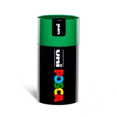 Imagen de Posca UniPosca Juego completo de 18 rotuladores acrílicos surtidos, punta media 2,5 mm, colores para niños y artistas Uni válidos como tela, madera otros, en caja regalo