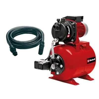 Imagen de Einhell 4173193 Bomba de agua + mangera aspiracion 7 m (600 W, 3600 l/h) Rojo y negro, negro
