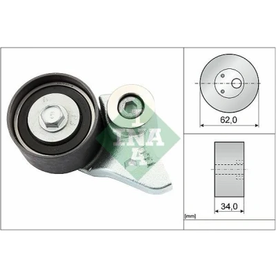 Imagen de INA 531 0502 20 Polea tensora, correa dentada AUDI: A8 D2, A6 C5 Avant, Berlina, VOLKSWAGEN: Touareg I