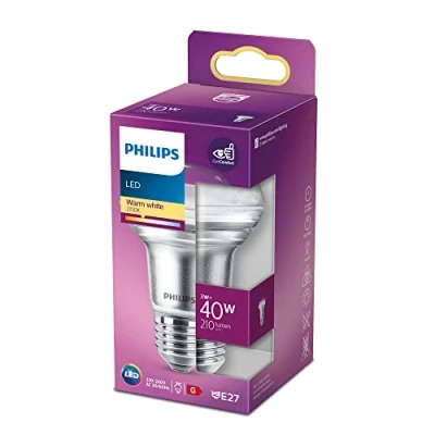 Imagen de Philips Bombilla Led Reflectora 3W (Eq. 40W) Luz Cálifa (2700k) Protege tu vista con EyeConfort