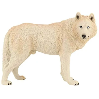 Imagen de Zerodis Wolf Figurine Toy, Animal Models Toy Simulación Salvaje Educación Decoración Ambientalmente amigable Plástico Naturaleza Ciencia Juguetes(Gris)