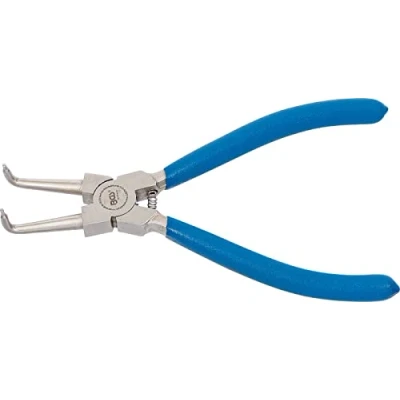 Imagen de BGS 447 4 Alicate de puntas (circlip) en ángulo para anillos retención interiores 175 mm