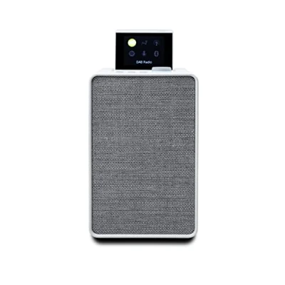 Imagen de Pure Evoke Spot Equipo de música doméstico Compacto (Radio Dab Dab+ FM, Radio por Internet, podcasts, Spotify Connect, Bluetooth y 20 vatios Potencia Audio), Blanco algodón