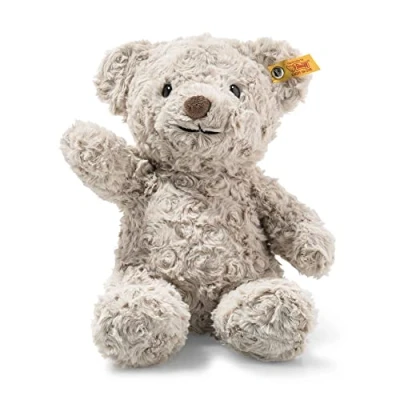 Imagen de Steiff Soft Cuddly Friends Oso de Peluche (28 cm), diseño Miel, Color Gris Claro