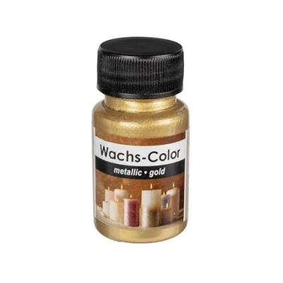 Imagen de Ideen mit Herz Pintura de cera metálica, ideal para pintar velas, 50 ml (dorado)