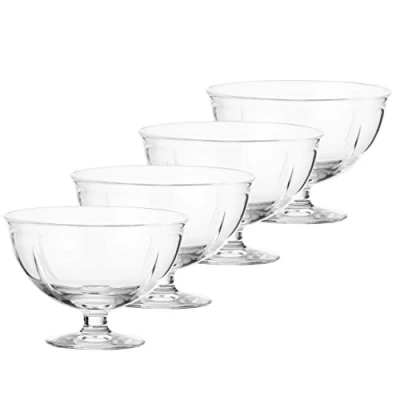 Imagen de Rosendahl Grand Cru Soft Cuenco de cristal (4 unidades, diámetro 12 cm), diseño clásico, transparente