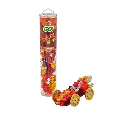Imagen de PLUS Bloques de construcción Juguete 200 Piezas Go Fire Car Juguetes para niños, recursos Aprendizaje Creativo y Juego Stem el hogar Viajes, niñas