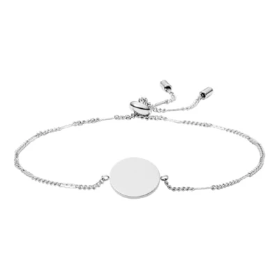Imagen de Fossil Pulsera Para Mujer Classics, 216mm Plata Acero Inoxidable, JF03168040