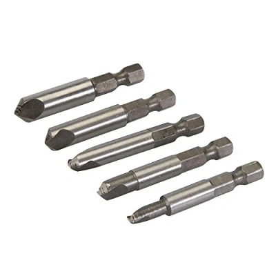 Imagen de Silverline Tools 675174 Extractores para tornillos dañados, 5 pzas (50 mm)