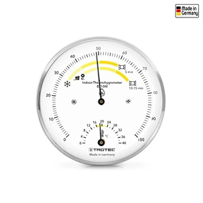 Imagen de TROTEC Termohigrómetro para interiores BZ15M valores climáticos óptimos Made in Germany