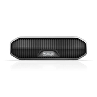 Imagen de SanDisk Professional G DRIVE 8 TB Disco duro de Escritorio Clase empresarial, con velodidad lectura hasta 250 MB/s, USB C (5 Gbps), 3.2 Gen 2 Copias seguridad rápidas.