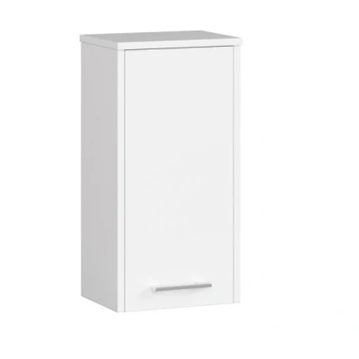 Imagen de AKORD Armario de Pared baño Fin W30 con 1 Puerta suspendido Montaje a la Derecha o Izquierda 30 x 60 22,5 cm Peso 18 kg Blanco