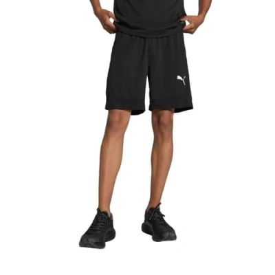 Imagen de PUMA teamFINAL Training Shorts, Pantalones Cortos de Punto Adultos Unisex, Black Silver, 658566