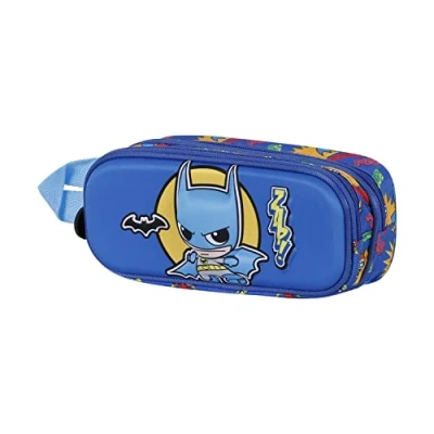 Imagen de DC Comics Batman Zap Estuche Portatodo 3D Doble, Multicolor, 22 x 9.5 cm