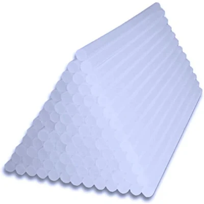 Imagen de BRIMIX PACK 50 PC BARRA DE PEGAMENTO CALIENTE 11MM X 200MM. TERMOFUSIBLE TRANSPARENTE 11x200mm ULTRA LARGA PARA BRICOLAJE Y MANUALIDADES. RECAMBIO IDEAL SU PISTOLA SILICONA
