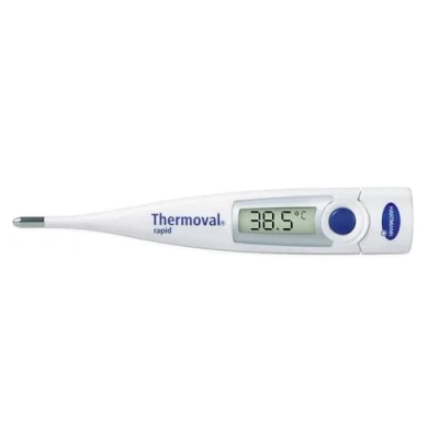 Imagen de THERMOVAL Rapid, Termómetro Digital Rápido, Ideal para Medir la Fiebre en Casa, Axila, Medición Rápida y Precisa, Permite Vía Oral, Axilar o Rectal, Color Blanco
