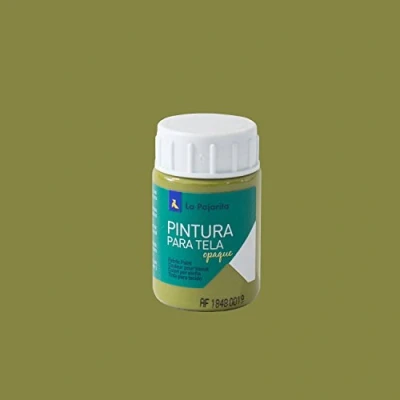 Imagen de Pintura para tela Opaque To 13 Verde Oro 35ML La Pajarita, de aplicación directa sobre