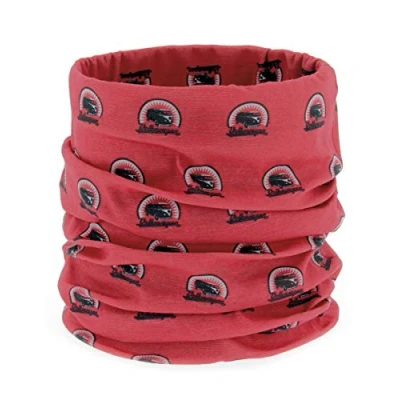 Imagen de Brisa VW Collection: Pañuelo Tubular Unisex Volkswagen Bandana Bufanda Capucha Protección multifunción T1 Camper Bus (Vintage Logo/Rojo)