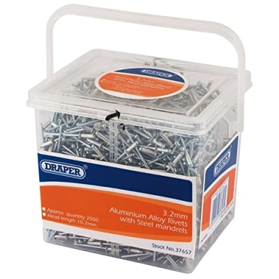 Imagen de Draper 37657 Remachadora (tamaño: 3.2x10.2mm, pack de 2000)