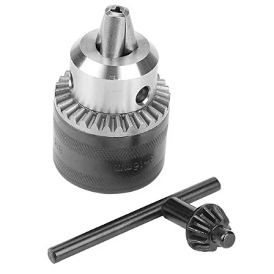 Imagen de Portabrocas de 3 16 mm con llave mandril mini para taladro eléctrico B16 / B18 1/2 20UNF tornos y prensas taladro(3 20UNF)