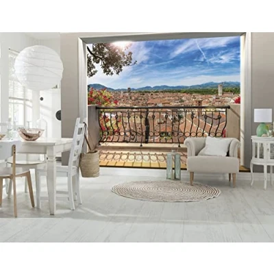 Imagen de Komar 006 DV3 Papel Pintado fotográfico (300 x 250 cm), diseño de Plumas, Gris
