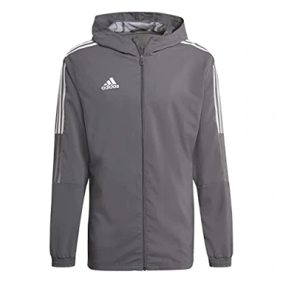 Imagen de adidas Performance TIRO 21 Chaqueta de entrenamiento, Hombre, Talla: Small, Team grey four