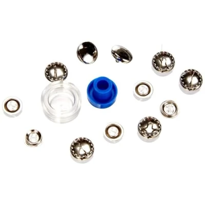 Imagen de Prym Botón De Cubierta, Metal, Plata, Tamaño: 11 mm, 7
