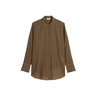 Imagen de Blusa oversize a cuadros para mujer Marc O&#039;Polo