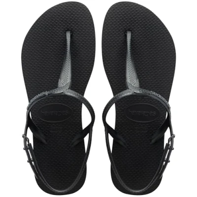Imagen de Havaianas Twist Chanclas de dedo, Mujer, Talla: 39 40, Black Zapatos