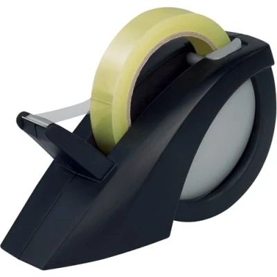 Imagen de Maped Dispensador de Cinta Adhesiva Expert Compact Pro Porta Celo Uso Profesional Base Lastrada y Antideslizante Para Cualquier Formato Rollo Diseño Color Negro