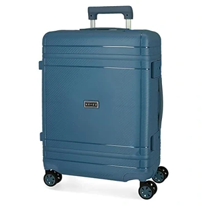Imagen de Movom Dimension Maleta de cabina Azul 40x55x20 cms Rígida Polipropileno Cierre TSA 37L 2,66 kgs 4 Ruedas dobles Equipaje Mano