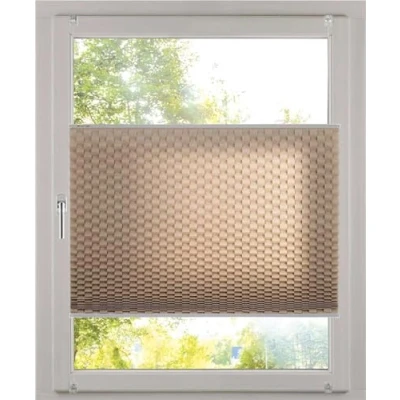 Imagen de K Home Klemmfix Estor Plisado Efecto 3D (95 x 130 cm), Color Gris