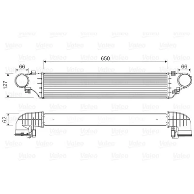 Imagen de VALEO 818552 Intercooler sin válvula EGR MERCEDES BENZ: Clase C Berlina, CLK Coupé, CLC