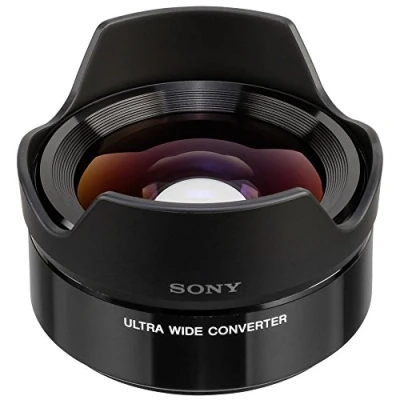 Imagen de Sony VCL ECU2 Conversor Gran Angular para Objetivos E16 mm f/2.8 y E20 f/2.8, Negro
