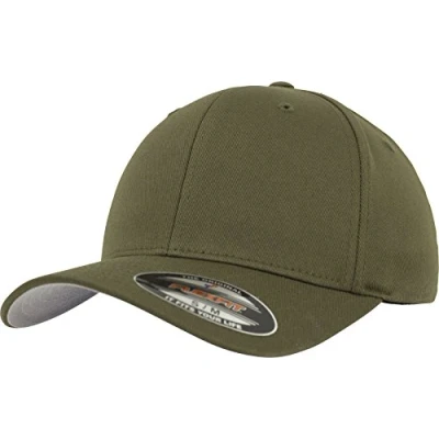 Imagen de Flexfit Wooly Combed, Gorra de béisbol, Unisex adulto, Marrón (buck), XS S