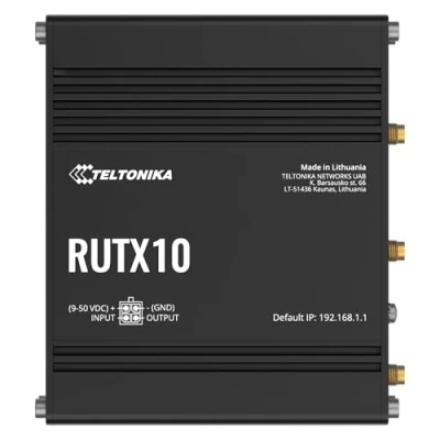Imagen de Teltonika RUTX10 Router inalámbrico (2,4 GHz, 5 GHz) Gigabit Ethernet Gris