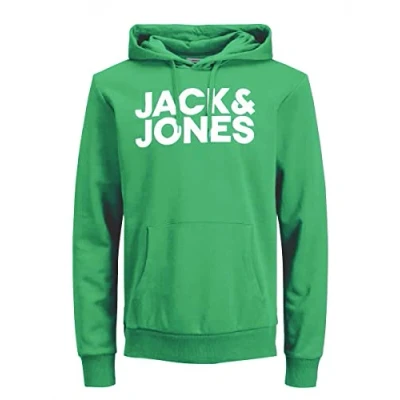 Imagen de JACK &amp; JONES Sudadera con capucha para hombre logotipo de Corp, XXL