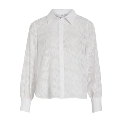 Imagen de VILA Viflema Shirt Camisa, Mujer, Talla: 42, Bright white