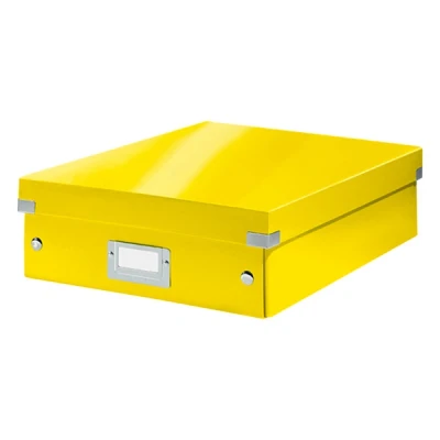 Imagen de Leitz Caja Organizadora, Gama Click and Store 60580016 Mediana, Amarillo