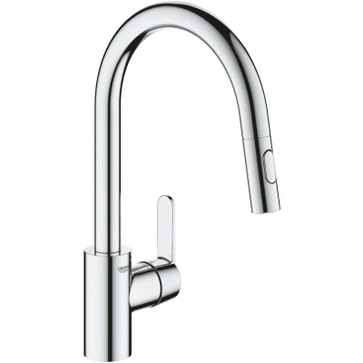 Imagen de GROHE Start Curve, Grifo de cocina (caño alto, forma en C, menor consumo agua), cromo, 31554001