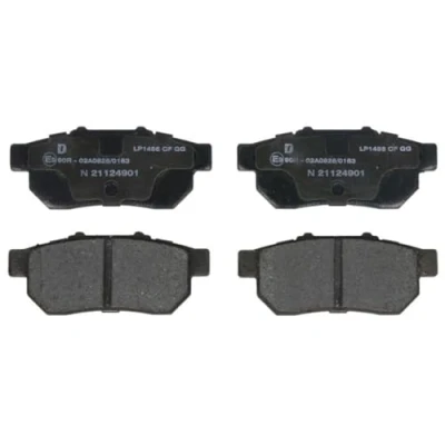 Imagen de DELPHI LP1456 Juego de pastillas freno no preparado para indicador desgaste Chapa antichirridos sin accesorios HONDA: CIVIC 6 Hatchback