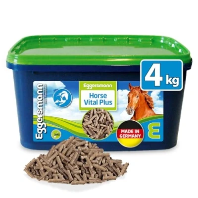 Imagen de Eggersmann Mein Pferdefutter Horse Vital Plus 4 kg Alimento Mineral para Caballos de Todo Tipo Rico en vitaminas un Suministro óptimo Integral complementar el
