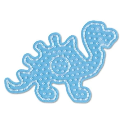 Imagen de Hama Dinosaurio Maxi Dinosaur Pegboard, Color Transparente, Small/Medium (8215)