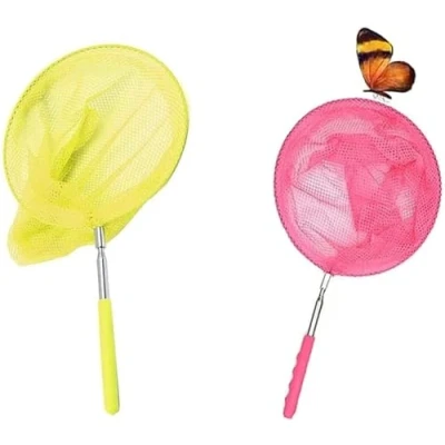 Imagen de Teogneot Red de Mariposas,Butterfly Net 2 Pack Extensible Redes Pesca con Antideslizante Mango Plegable