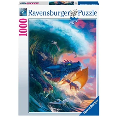 Imagen de Ravensburger Puzzle: Dragón de Mar, Puzzle 1000 Piezas, Puzzles para Adultos, Piezas Pegamento Enmarcar Puzzles, Rompecabezas Regalos 70x50cm