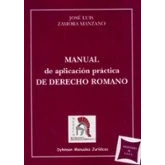Imagen de Manual De Aplicacion Practica Derecho Romano