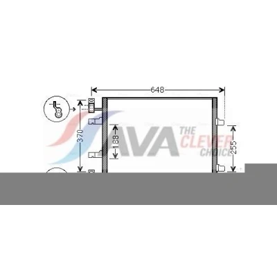 Imagen de PRASCO RTA5459 Condensador 15,5 Aluminio 580 RENAULT: TRAFIC 2 Kasten, Bus, 2, NISSAN: Primastar Furgón, Bus