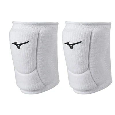 Imagen de Mizuno LR6 Pro ECO Rodilleras de voleibol para mujer, talla S (S), color blanco