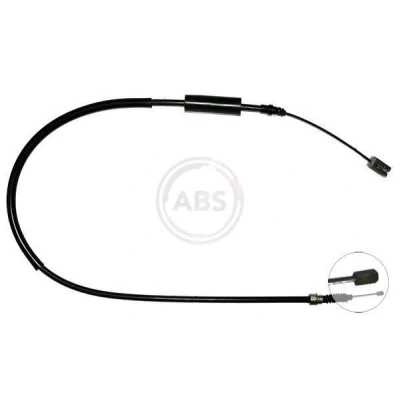 Imagen de A.B.S. K12418 Cable de Freno Mano 1285 Discos para dirección izquierda/derecha