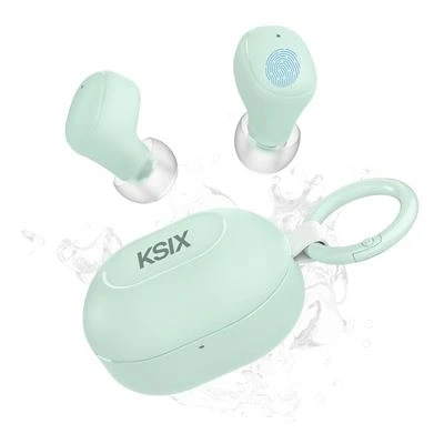 Imagen de Auriculares Inalámbricos Ksix Neutron Usb c 4+16h Autonomía Llamadas Verde